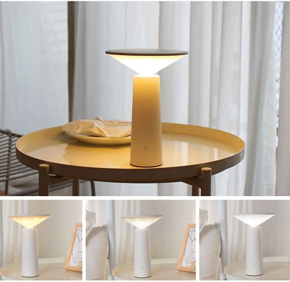 2026年 モダンなテーブルランプ、分割可能なワイヤレス LED ライト、調光タッチコントロールスイッチ、360 度調節可能、USB 充電式、自宅やオフィス用の勉強用読書デスクランプ  コレクション – $27.99 –P3