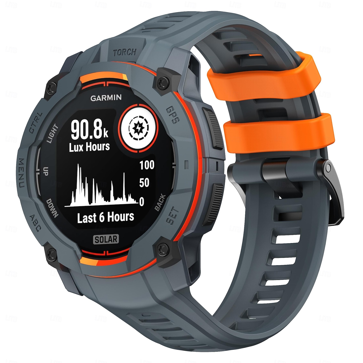 Uhrenarmband für Garmin Instinkt 3 Silikon Ersatz Gurt Verstellbar Sportarmband Moderne Schnalle Blumen bedruckt Armband 2026 - $12.99 –P1