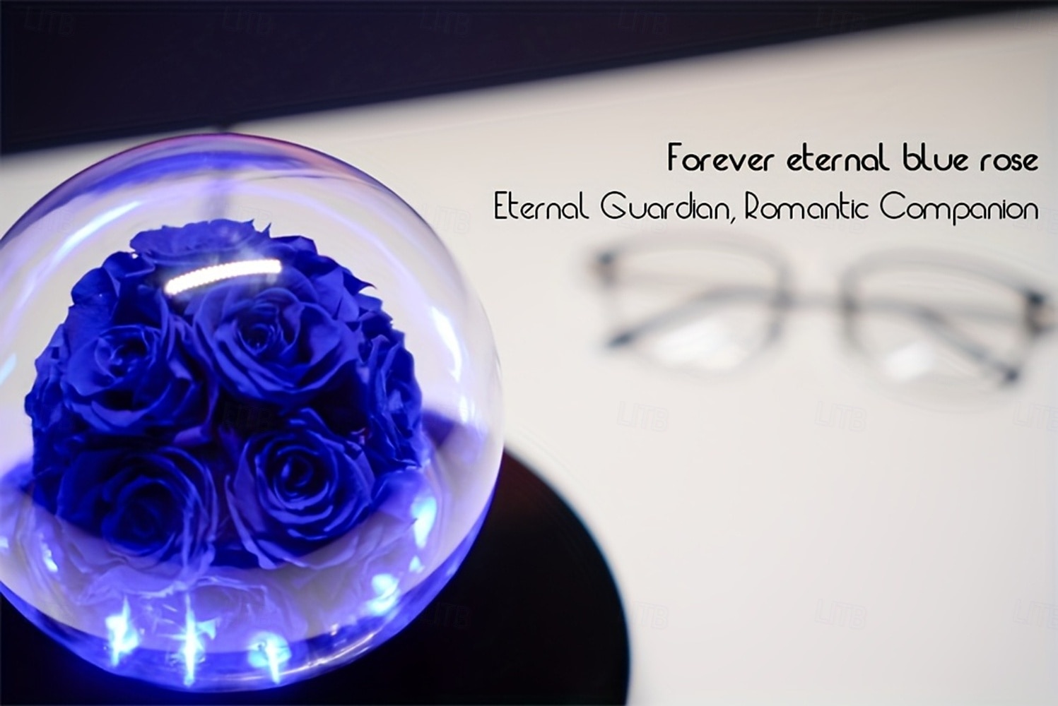 Magnetic Levitation Eternal Rose Glass Cover for LED Lights with Touch Control Lights Eternal Floating Flower Lights Suitable for Valentine's Day Anniversaries Birthdays 2026 - $125.99 –P2