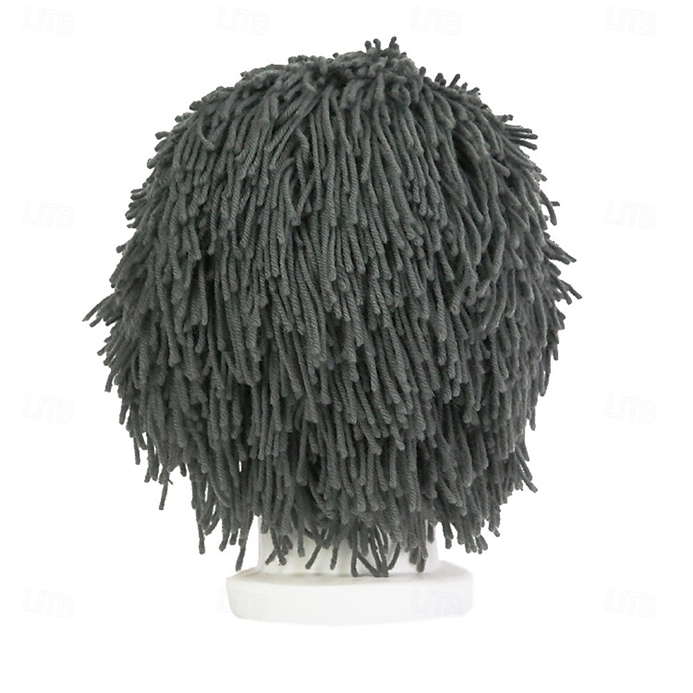 Карнавальный парик 2026 Красный Черный Белый Прямой Короткие Синтетический фестивальный парик Вторник на масляной неделе Парад Волосы для косплей-костюма для Мужчины 2026 - $11.99 –P3