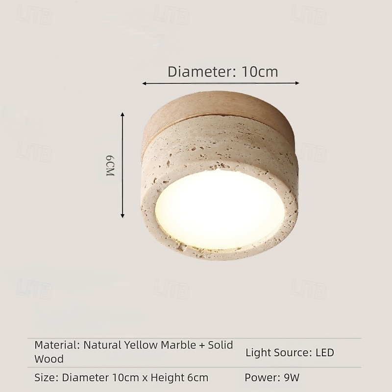 Светильник для туалетного столика из натурального камня - бра из травертина, 1/2/3/4 лампы, вращающееся на 180° светодиодное освещение над зеркалом для ванной комнаты 2026 - $54.99 –P8