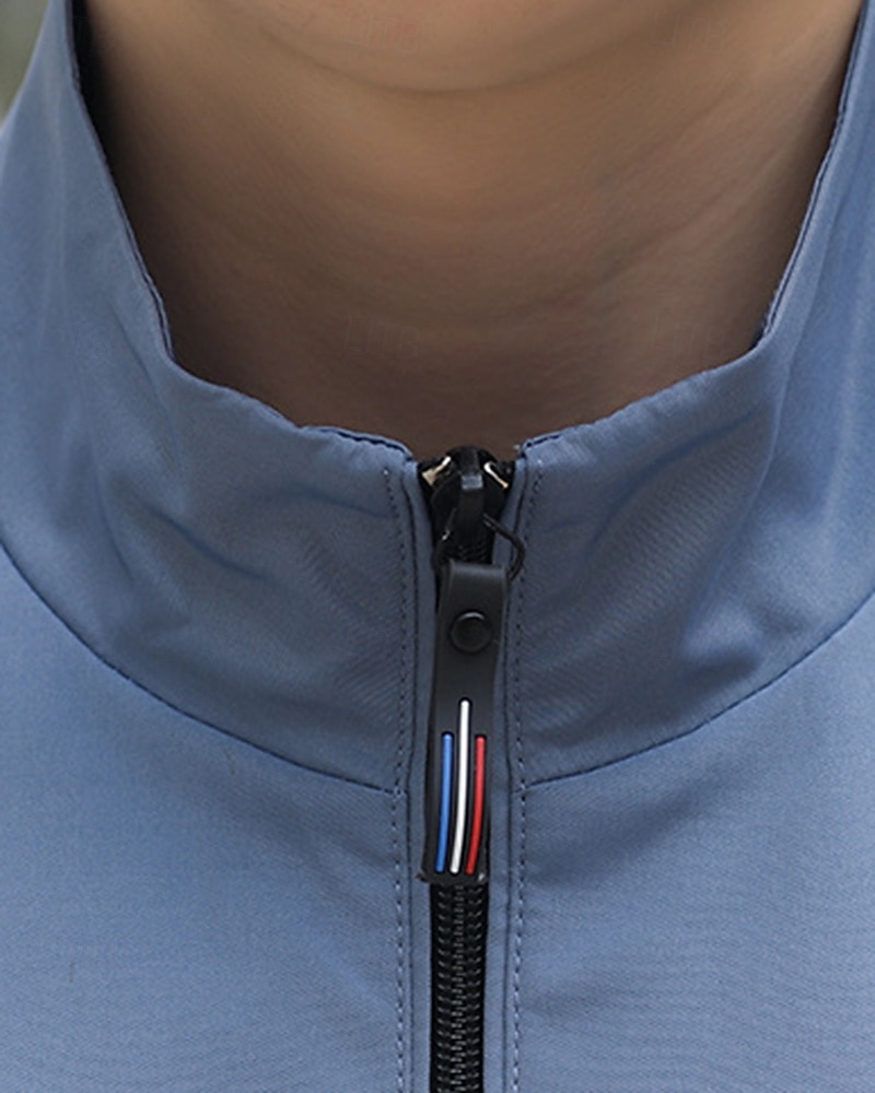 Homme Couleur Unie Veste zippée blouson aviateur Manteaux décontractés Printemps & Automne avec poches manche longue Athleisure Imperméable Léger Salle de sport Randonnée Course Entraînement Noir de 2026 ? $28.99 –P14
