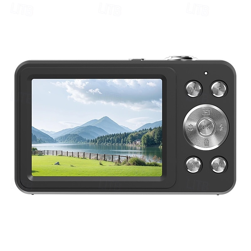 digitális fényképezőgép 56mp-es fényképezőgépek fotózáshoz, célozd meg és lőj digitális fényképezőgép autofókusszal, dupla kamerás vakuval, 16x zoommal, rázkódásmentesítéssel, 128 GB-os kártyával, 2026 - $65.99 –P6