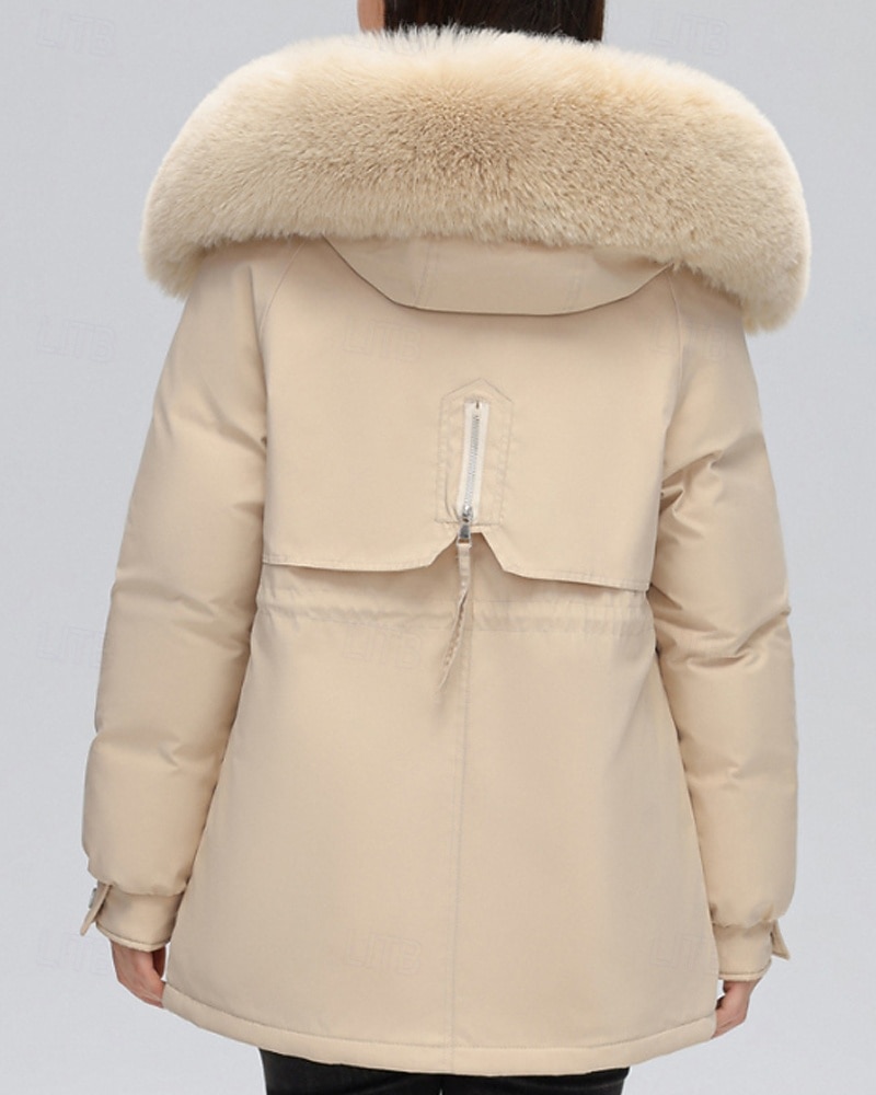 Per donna Giacca imbottita Giacca in Pile Cappotto in Pelliccia Sintetica Caldo Confortevole Cerniera Bottoni Collo in Pelliccia Casual Semplice Vacanza Streetwear Abbigliamento quotidiano Uscire del 2025 a $55.99 –P8