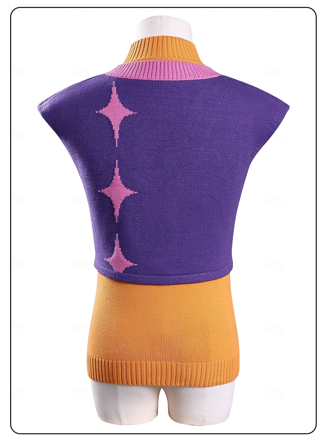 Inspirado en ídolos coreanos Estrella del pop Cazadores de demonios Chaleco de punto Vestido llamativo Disfraz de carnaval Ídolo virtual for Mujer Chica Adultos Víspera de Todos los Santos Carnaval 2026 - $77.99 –P2