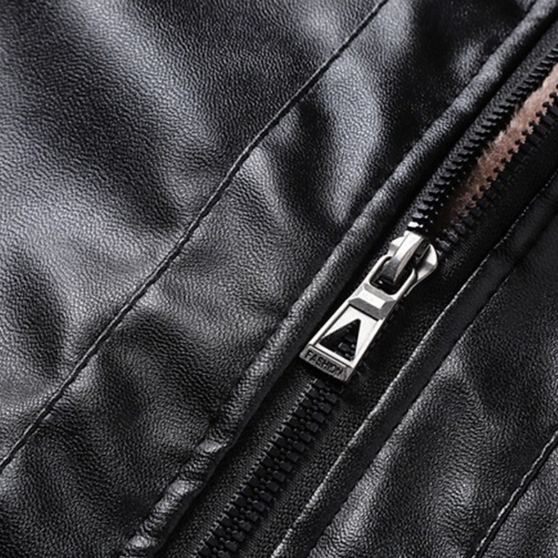 Men's Faux Leather Jacket Winter Jacket Fleece Jacket Casual Jacket Outdoor Casual Thermal Warm Pocket Fall Winter Plaid Streetwear Casual Hooded Regular Black Brown Jacket 2026 - $37.99 –P10