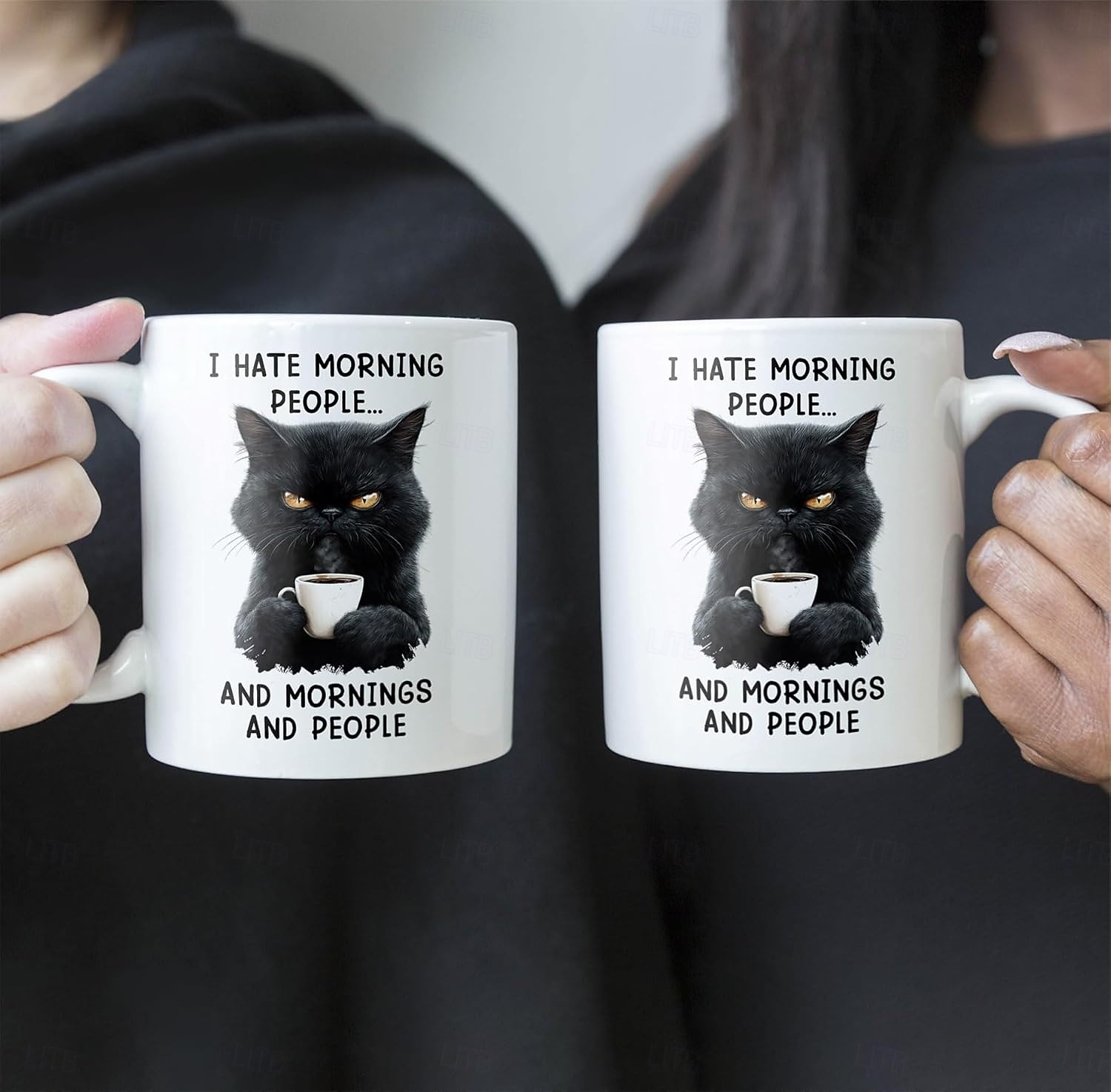 Funny Gift Mug I Hate Morning People And Mornings And People Ceramic Coffee Cup for Work Home Office Humor Gift for Friends Coworkers 2026 - $16.99 –P7