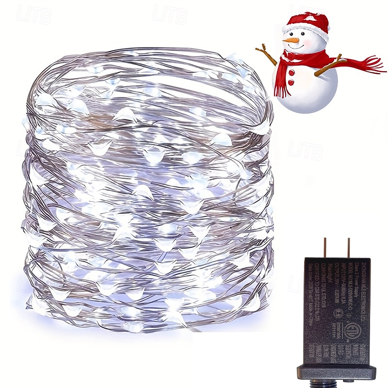 Fantasiavalot sisätiloihin portaita makuuhuoneessa häissä puuloma-juhlatunnelman koristevalonjohdolla matalajännitteisellä pistokkeella 10/20/30/50/150/200M 2026 - $10.49 –P8