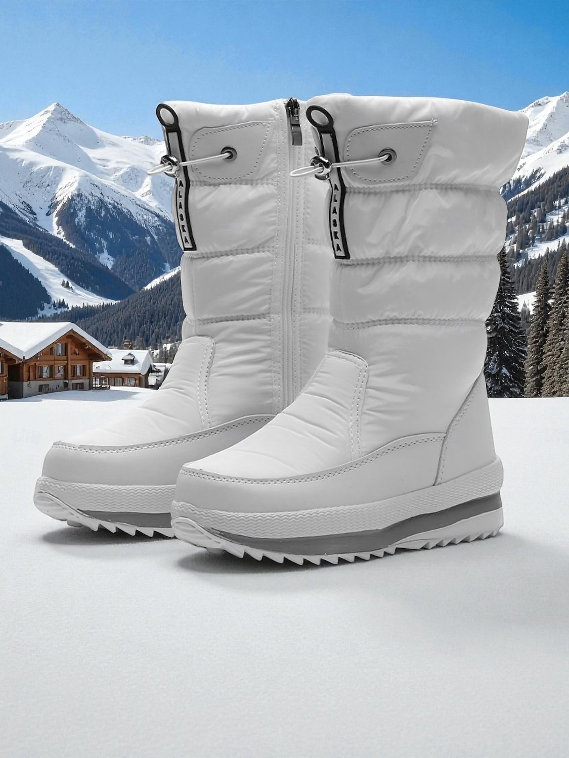 מגפי חורף עמידים למים לנשים - מגפי שלג חמים ומונעי החלקה למזג אוויר קר, נעלי חורף אופנתיות לפעילויות חוץ 2026 - $54.99 –P1