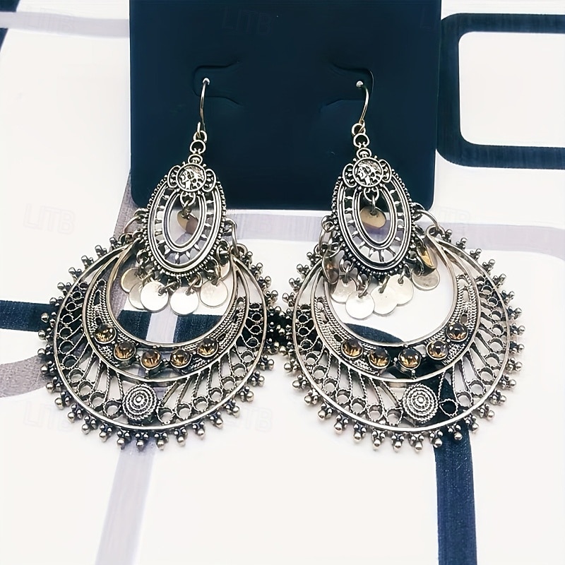 1 Pair Earrings For Women's Street Date Beach Alloy Vintage Style 2026 - $14.49 –P3