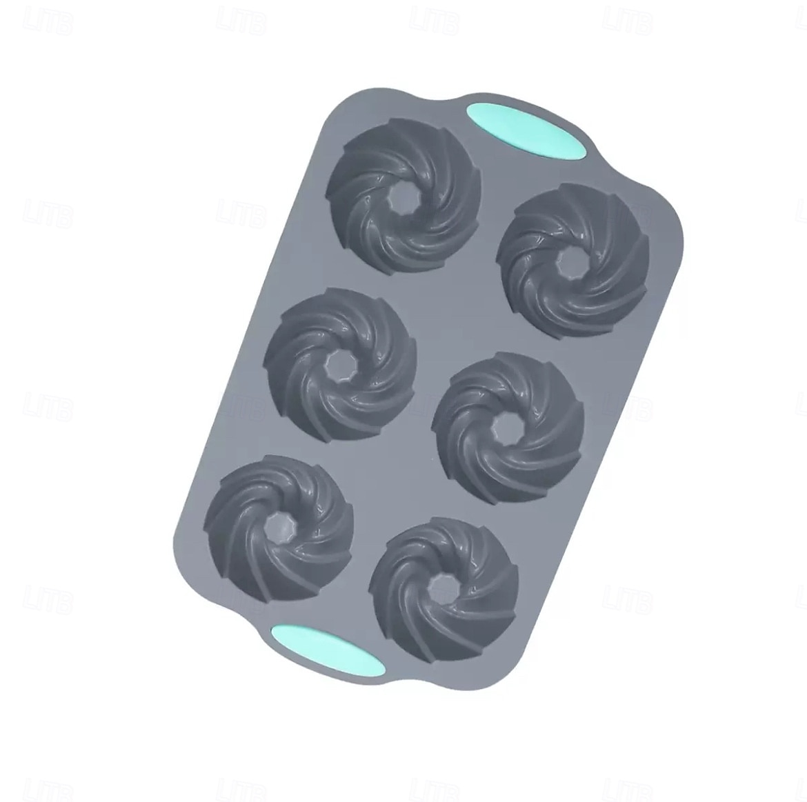 Forma na ledový věnec, vánoční forma na ledový věnec, vánoční silikonové formičky/tácky na kostky ledu ve tvaru vánočních kostek, 6dírková silikonová forma vhodná na kostky ledu, dorty, mýdlo, 2026 - $10.49 –P12