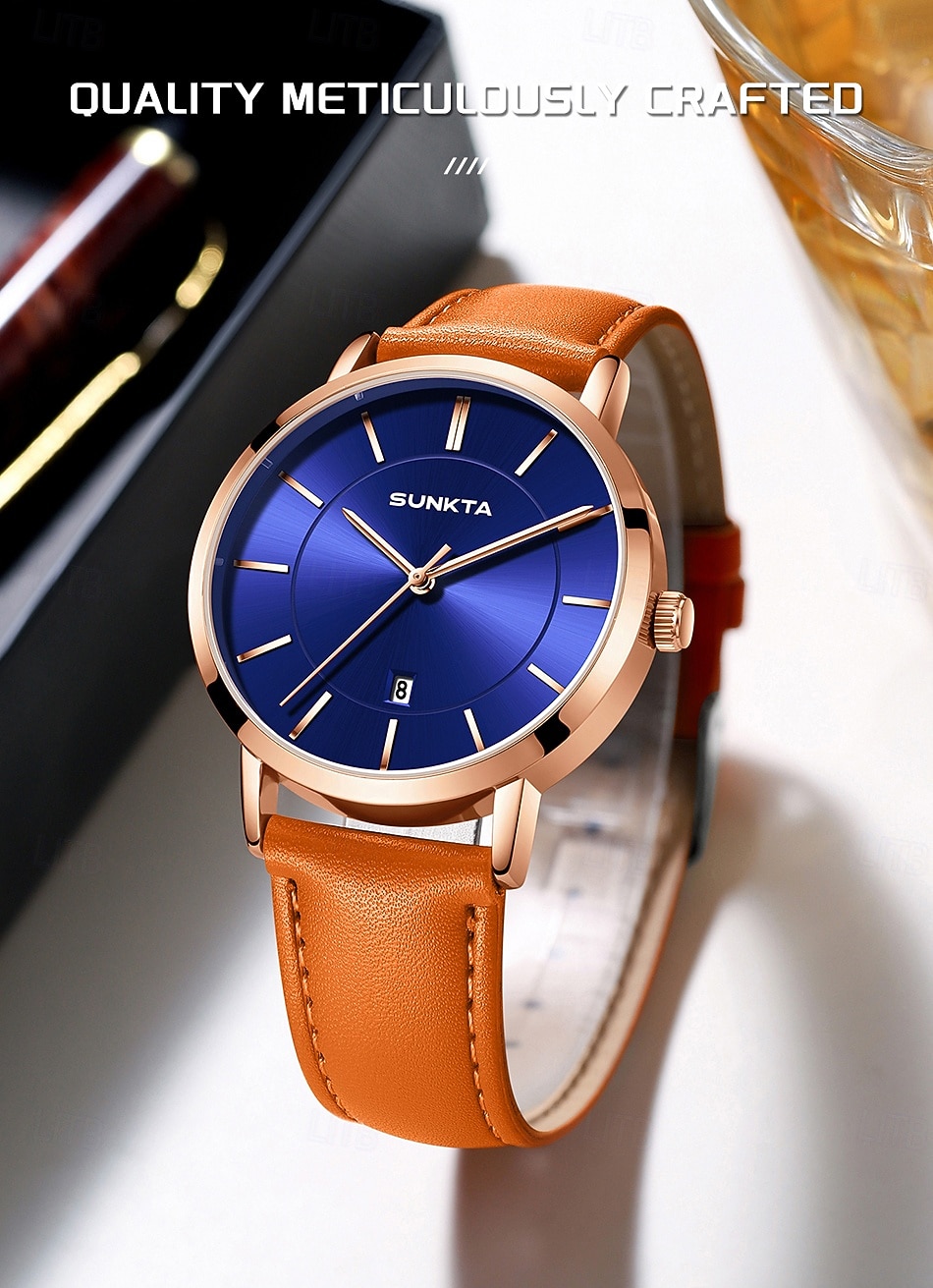 LIGE Men Quartz Watch Business Waterproof PU Leather Watch 2026 - $18.99 –P8