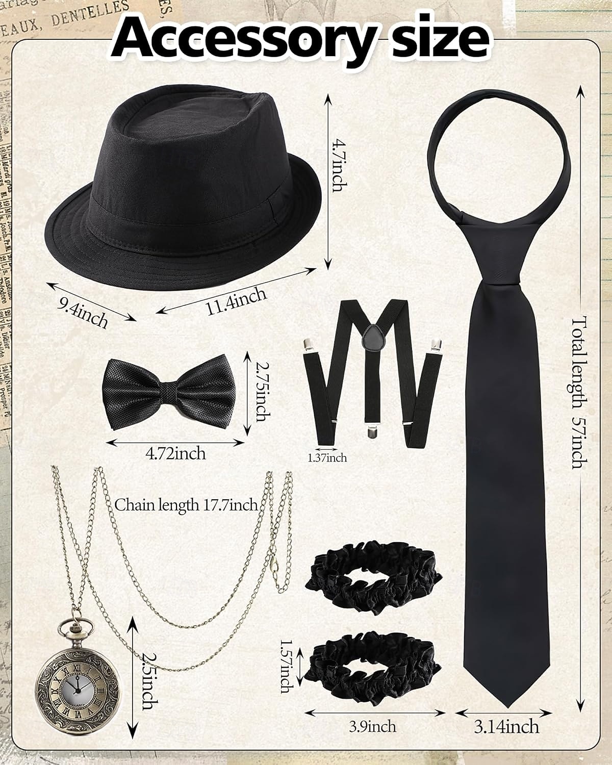Setti Möly 20s 1920-luku Retro / vintage Asut Liivi Liivit lisävarusteiden kanssa Suuri Gatsby Herrasmies Muoti Naamiaispuku Miesten Halloween Karnevaali Naamiaiset Tanssiaiset Tyttöjen polttarit 2026 - $47.99 –P9