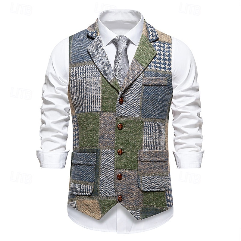Retrò Vintage Anni Ruggenti Anni 1920 Gilet Il grande Gatsby Gangster Costume Per uomo Halloween Carnevale Mascherata Festa & Sera Adulti Gilet del 2026 a $35.99 –P8