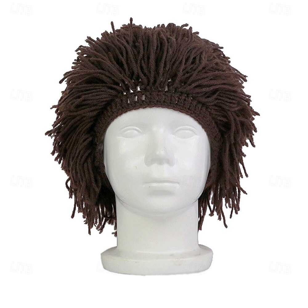 Карнавальный парик 2026 Красный Черный Белый Прямой Короткие Синтетический фестивальный парик Вторник на масляной неделе Парад Волосы для косплей-костюма для Мужчины 2026 - $11.99 –P7