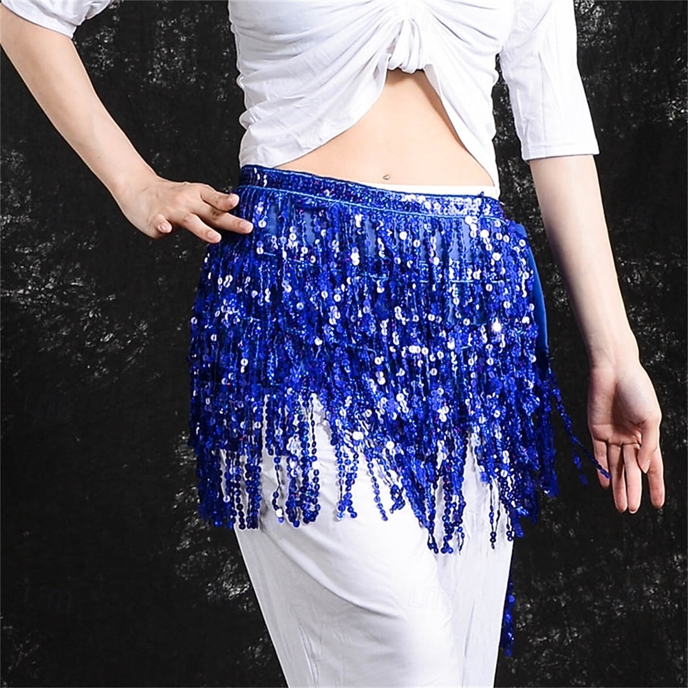 Carnival 2026 Rio Carnival Samba Dancewear Belly Dance Skirt Hip Scarf Dance Hip Belt Latin Dance Hula Hip Scarf Brazil Festival Performance Costume 2026 - $26.99 –P17