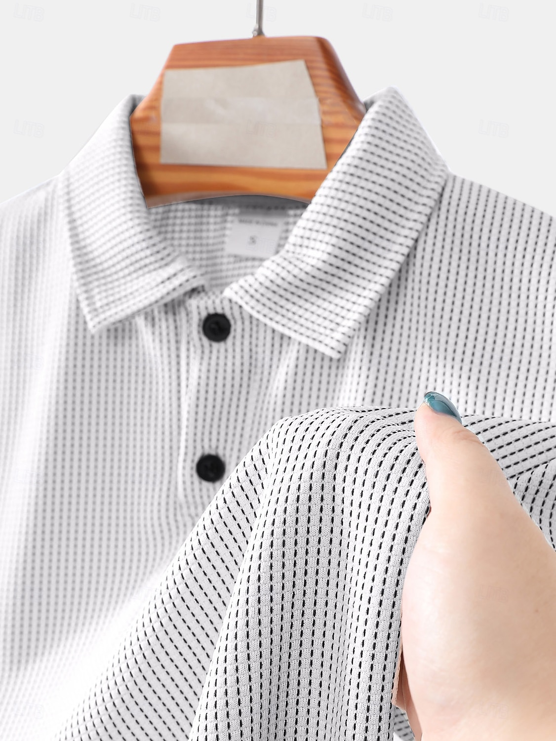 Men's Waffle Polo Shirts Textured Casual Sports Lapel Ribbed Polo Collar Short Sleeve Fashion Basic Plain Classic Plain Summer Spring Regular Fit White Waffle Polo Shirts 2026 - $20.99 –P3