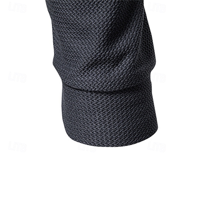 Herre Genser Svart Hvit Militærgrønn Mørkegrå Opprett krage عادي Lomme Sport & Utendørs Daglig Ferie Polyester Gatemote Grunnleggende Fritid Vår Høst Klær Gensere Gensere 2026 - $30.99 –P20
