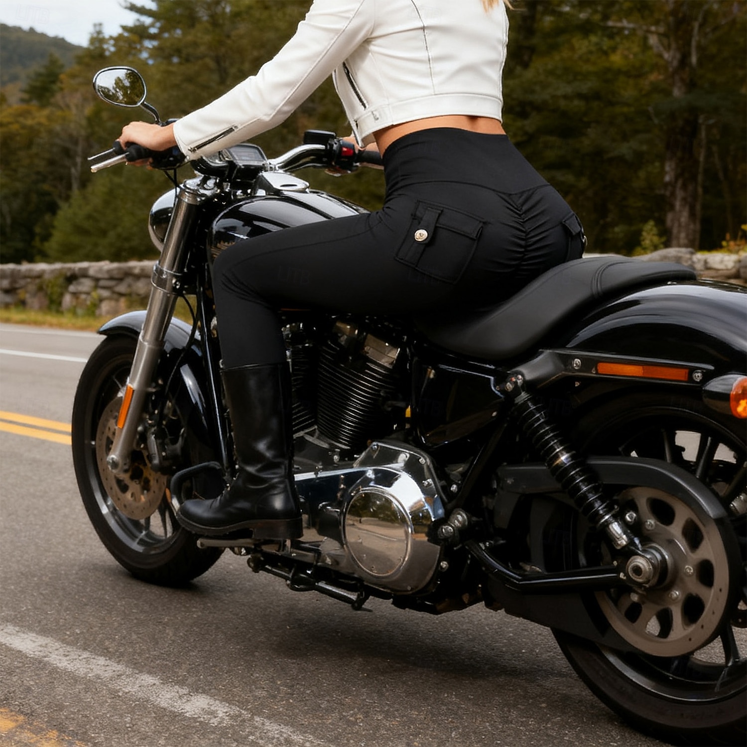 2026年 女性用 サイクリングタイツ サイクリングパンツ ダウンヒルジャージー 長袖 マウンテンサイクリング ロードバイク 冬 秋 ブラック / オレンジ 純色 バイク 保温 反射性トリム 伸縮性 ウィンタースポーツ 快適 スポーツ 衣類  コレクション – $73.99 –P8