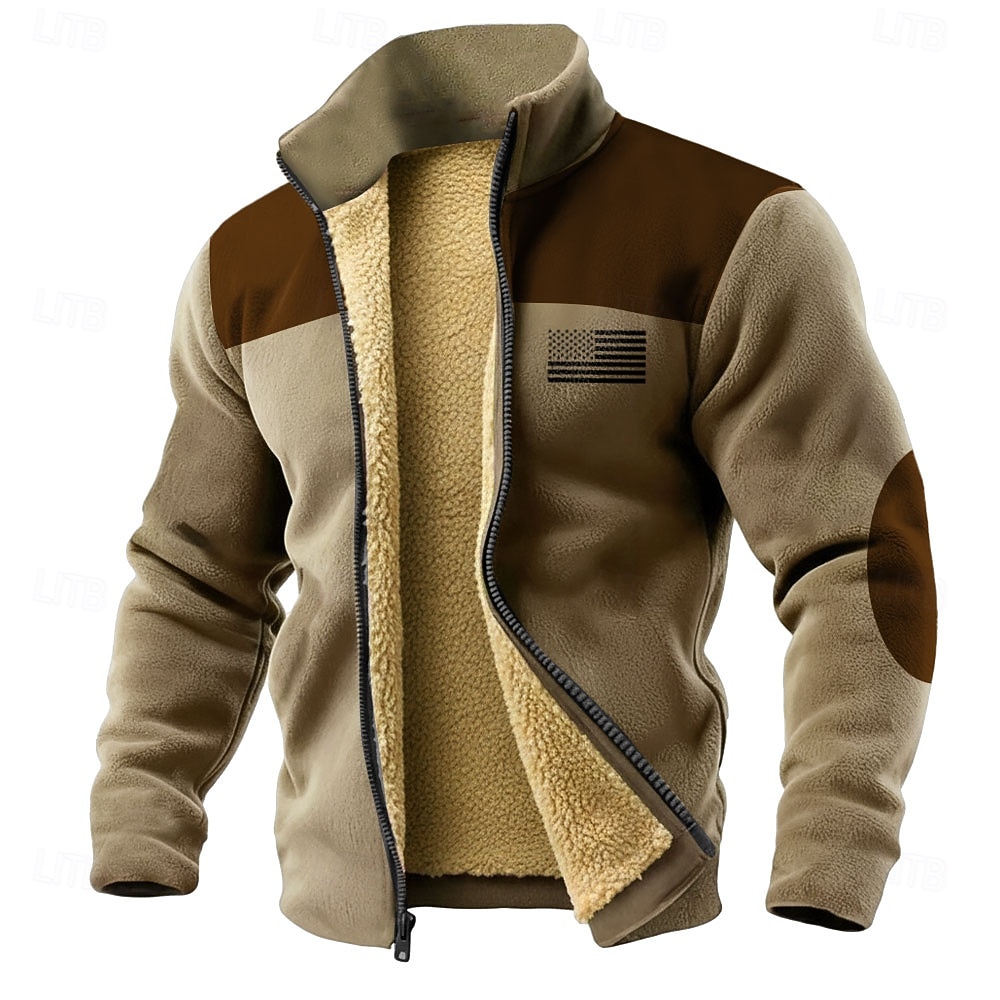 4. juli 2026 250-års minnedag menn US flagg glidelås hoodie sweatshirt casual utendørs daglig 2026 - NZ $71.78 –P3