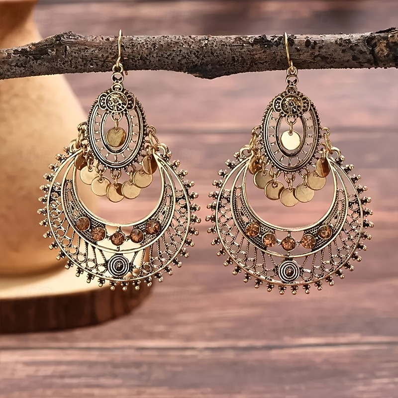 1 Pair Earrings For Women's Street Date Beach Alloy Vintage Style 2026 - $14.49 –P1