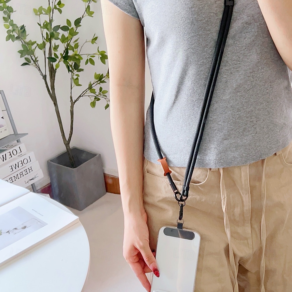 Uusi muodikas puhelinhihna - extrapitkä kaulahihna paksunnetulla vahvikkeella ulkoiluun, vaellukseen, kameraretkille - unisex-ranneketju 2026 - $10.99 –P1