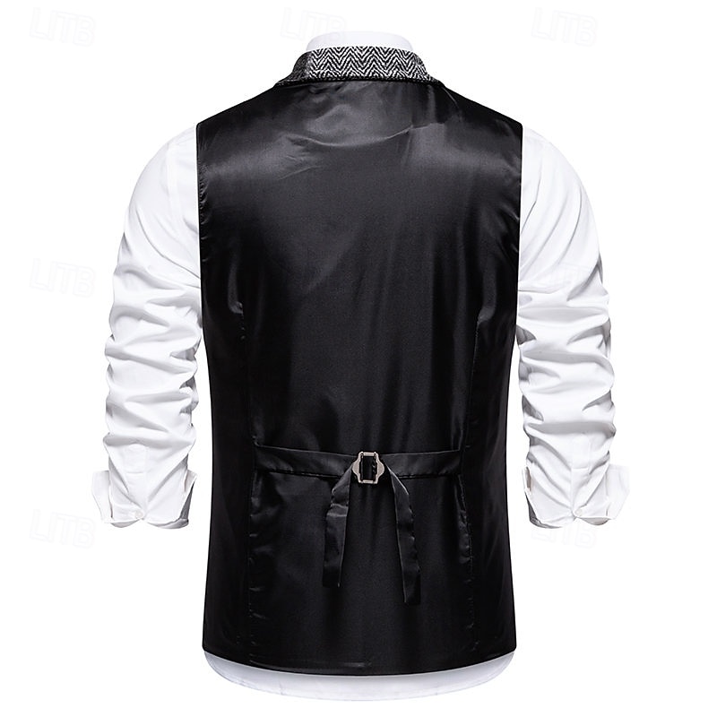 Retrò Vintage Anni Ruggenti Anni 1920 Gilet Il grande Gatsby Gangster Costume Per uomo Halloween Carnevale Mascherata Festa & Sera Adulti Gilet del 2026 a $35.99 –P4