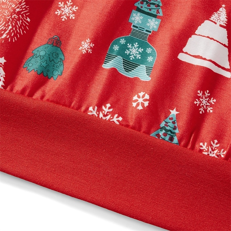 Olhar de família Natal Pijama de Natal para a Família Pijamas Conjuntos de família Gráfico Árvore de Natal Casa Imprimir Vermelho Manga Longa Diário Roupas Combinando de 2025 por $22.99 –P6