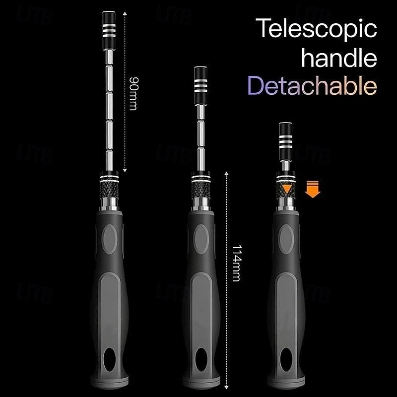 Jeu de tournevis magnétique 32 en 1 avec étui, comprend un kit d'outils de réparation de précision 30 bits, un outil de tournevis torx pour bijoutiers, montres, téléphones, ordinateurs portables, de 2025 ? $8.99 –P4