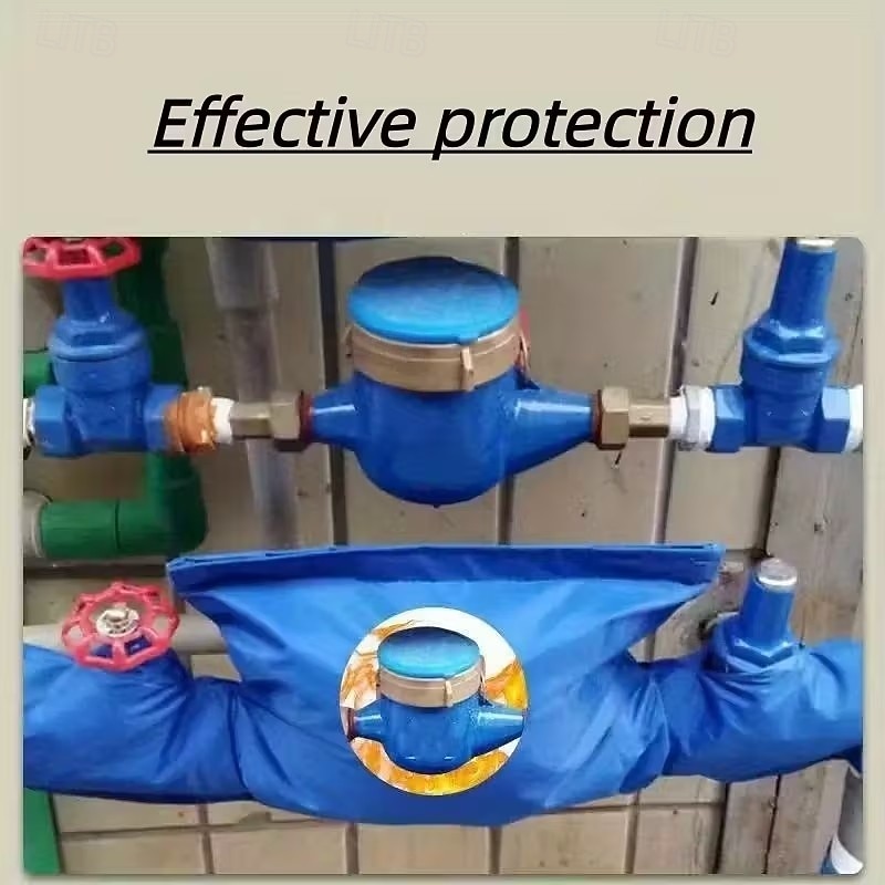 2026年 冬の凍結防止用屋外メーターカバー、圧力真空ブレーカー用取り外し可能な断熱ポリエステルパイププロテクター &逆流防止装置、寒冷地用耐候性不凍液ポーチ、住宅資産維持のための耐久性のある生地  コレクション – $12.99 –P1