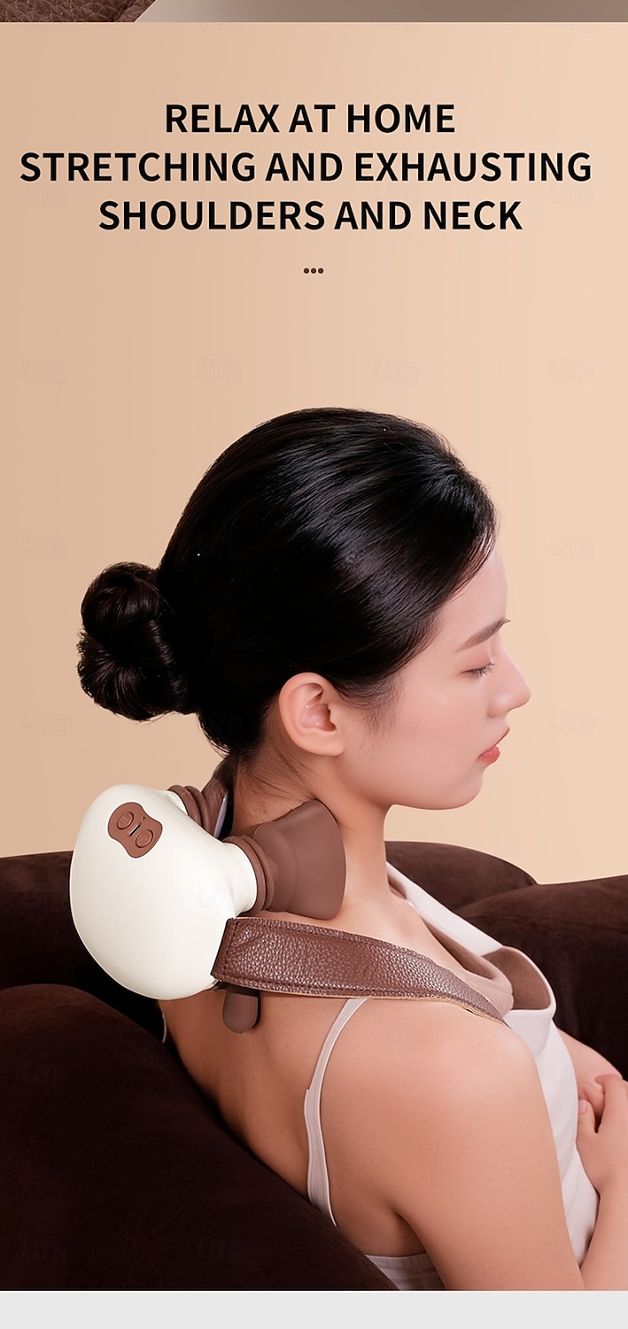 New Oblique Square Massager Shoulder and Neck Massager Cervical Hot Compress Home Cervical Massager Perfect Birthday Valentine's Day Gift for Boys and Girls for and Thanksgiving 2026 - $51.99 –P12
