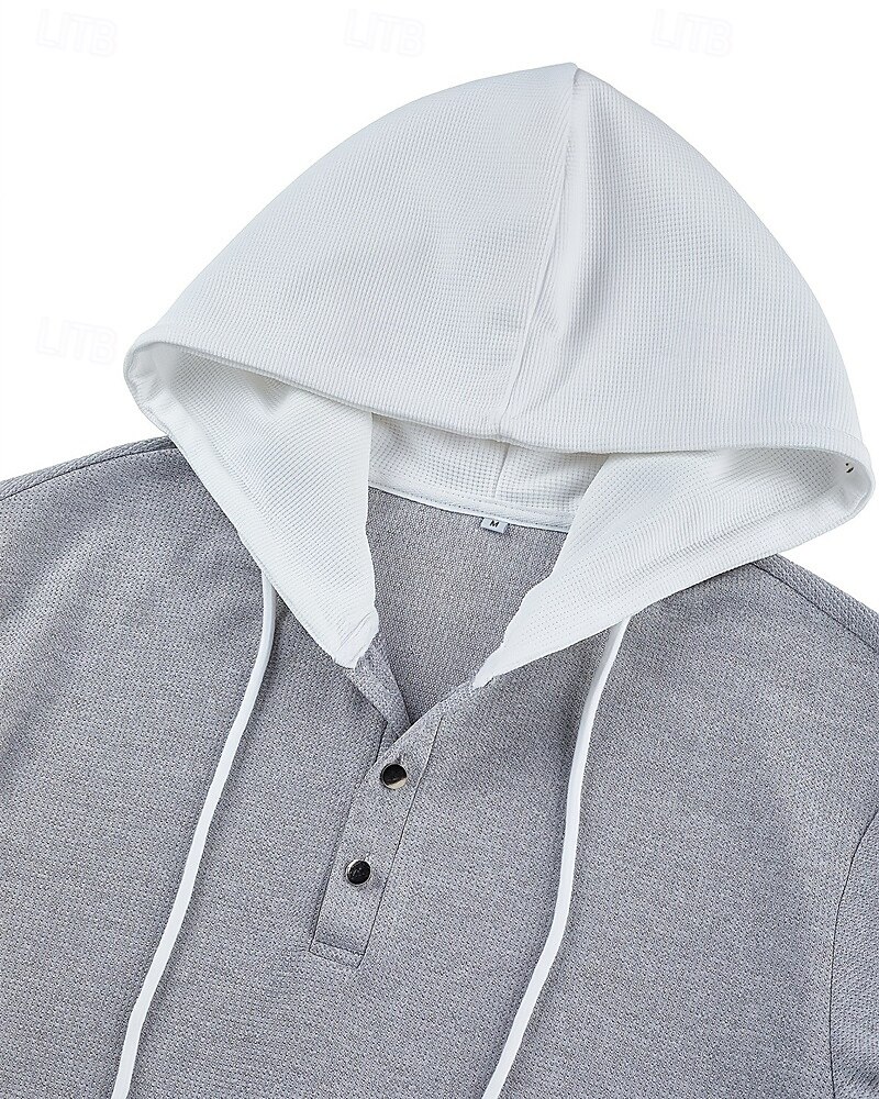 Voor heren Trui met capuchon Stoppen Grijs Capuchon Kleurenblok Zak Kleurenblok Sport & Outdoor Casual Dagelijks 3D-afdrukken Streetwear Sportkleding Casual Herfst Winter Kleding Hoodies Sweatshirts 2026 - $31.99 –P4