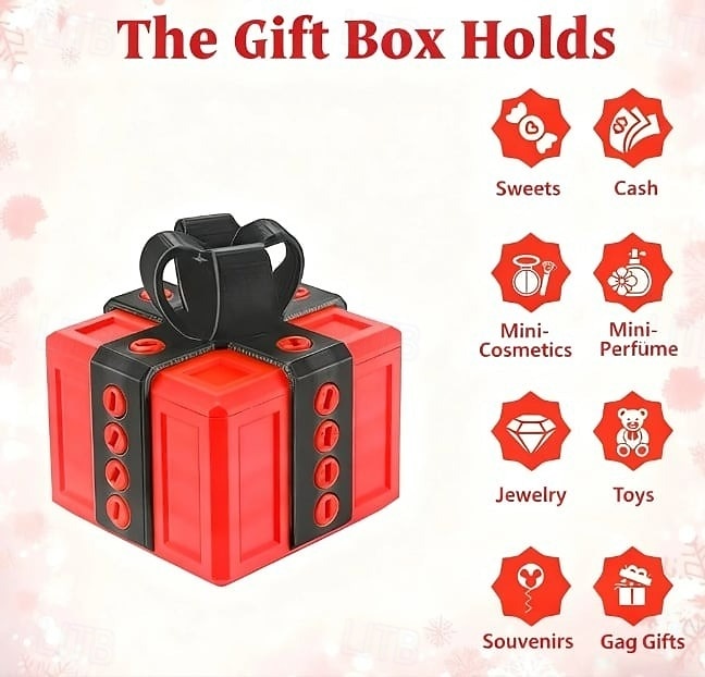 Το κουτί της φάρσας, ξεκαρδιστική πρόκληση με βίδα με έκπληξη με μεσαίο δάχτυλο, αστείο κουτί δώρου για πάρτι γενεθλίων φίλων, Πρωταπριλιά, δημιουργικό παιχνίδι αστείου 2026 - $19.99 –P1