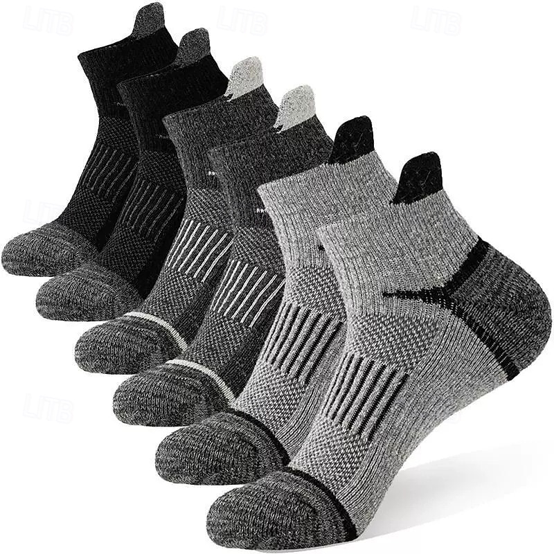 Pánské 6 párů Ponožky Koşu Çorapları Ponožky pro běžné nošení Multi Color Barva Barevné bloky Venkovní Dovolená Denní nošení Střední Jaro Podzim Módní Šik ven 2026 - $6.99 –P2