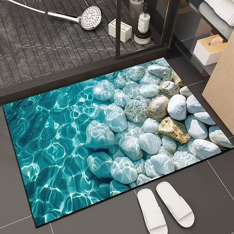 3D Optical Illusion Doormat Visual Trap Floor Mat Non Slip Water Absorbing for Bathroom Shower Entryway Indoor Outdoor Diatomaceous Earth Quick Dry Absorbent 20 x 31 inch 2026 - $16.49 –P3