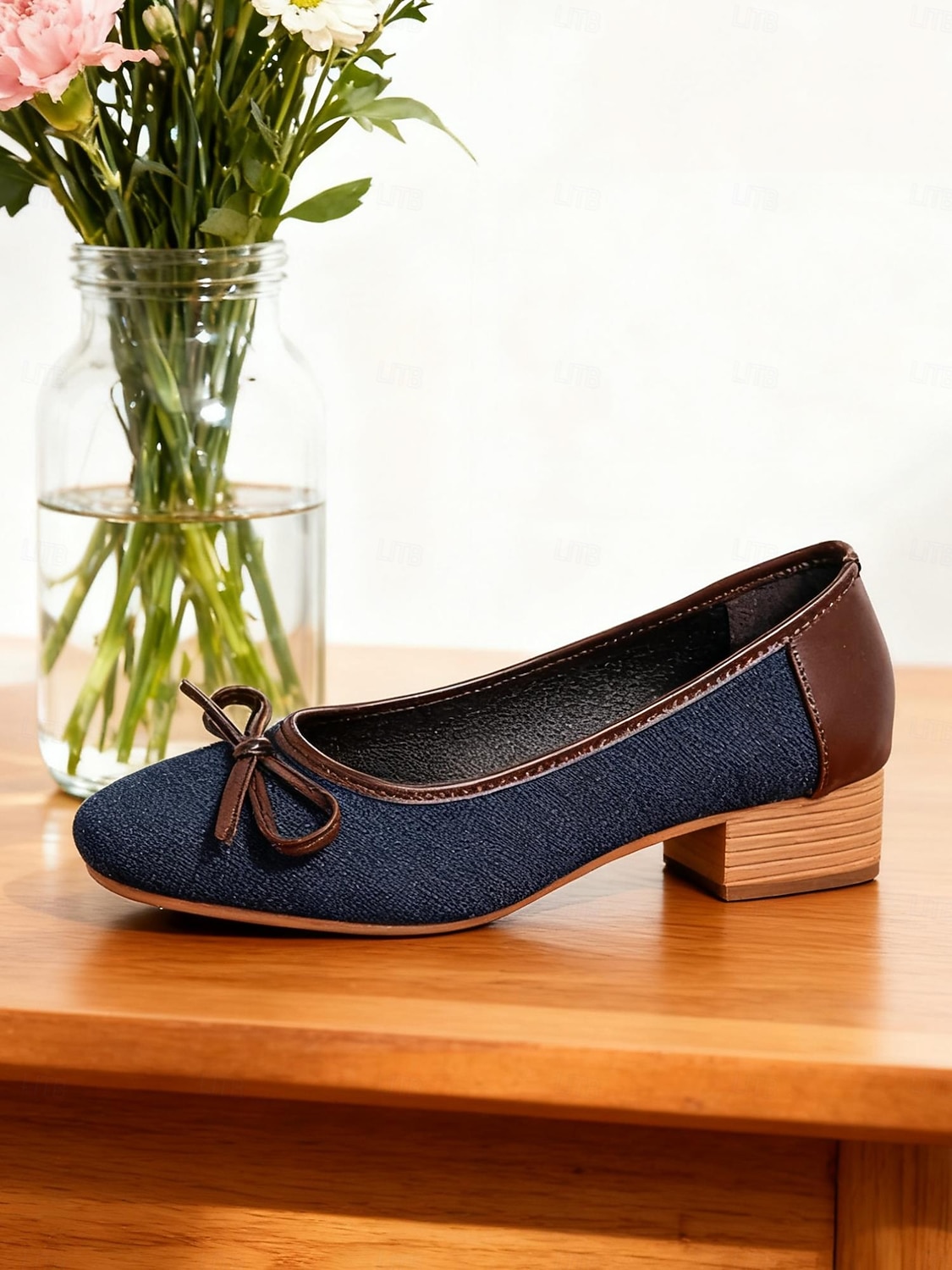 Γυναικείες μπαλαρίνες με πουά και φιόγκο – χαριτωμένο ρετρό στυλ δεκαετίας του 1950, ιδανικές για casual ντύσιμο, καθημερινές εξόδους και tea parties 2026 - $34.99 –P6