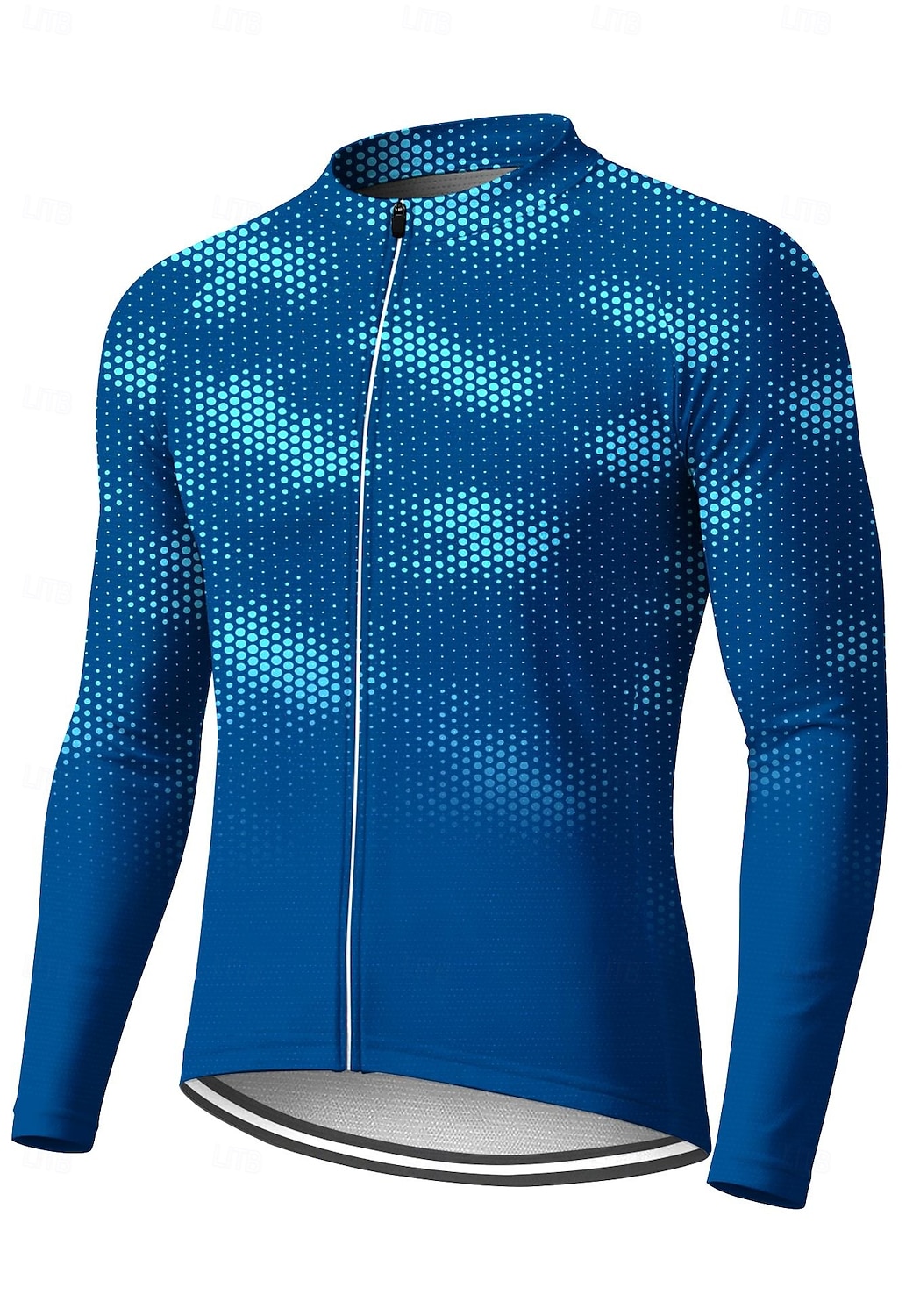 Men Cycling Jersey Downhill Jersey Geometric Abstract Contrast Color Long Sleeve Bike Tee Tshirt Jersey Compression Clothing with 3 Rear Pockets Mountain Bike MTB Road Bike Cycling UV Sun Protection 2026 - $32.99 –P4