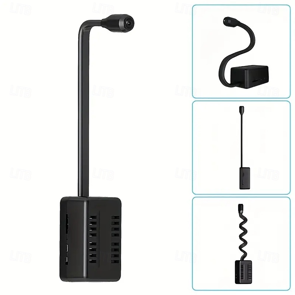 Mini câmera portátil com gravação de vídeo e bateria integrada, ideal para segurança residencial, monitoramento de babás, visão noturna, detecção de movimento e gravação de voz. Suporta alta definição de 2026 por $37.99 –P2