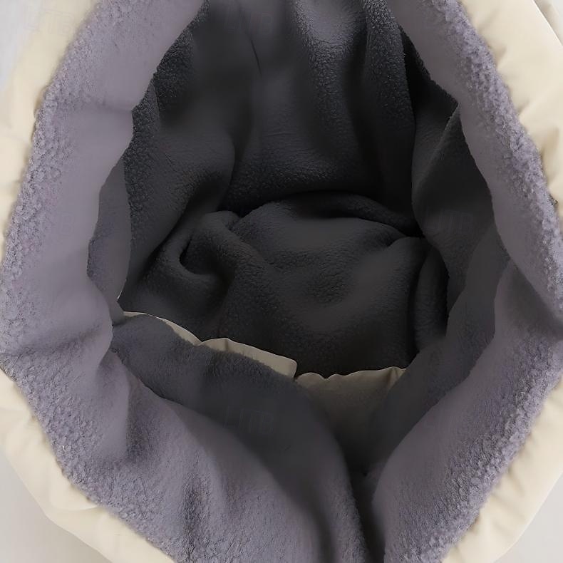 vinterlue ansiktsmaske skjerf lue i ett stykke for sykkelhjelm kompatibel med fleecefôr hørselbeskyttelse halsvarmer kaldt vær utendørs strikket lue 2025 - $15.99 –P3