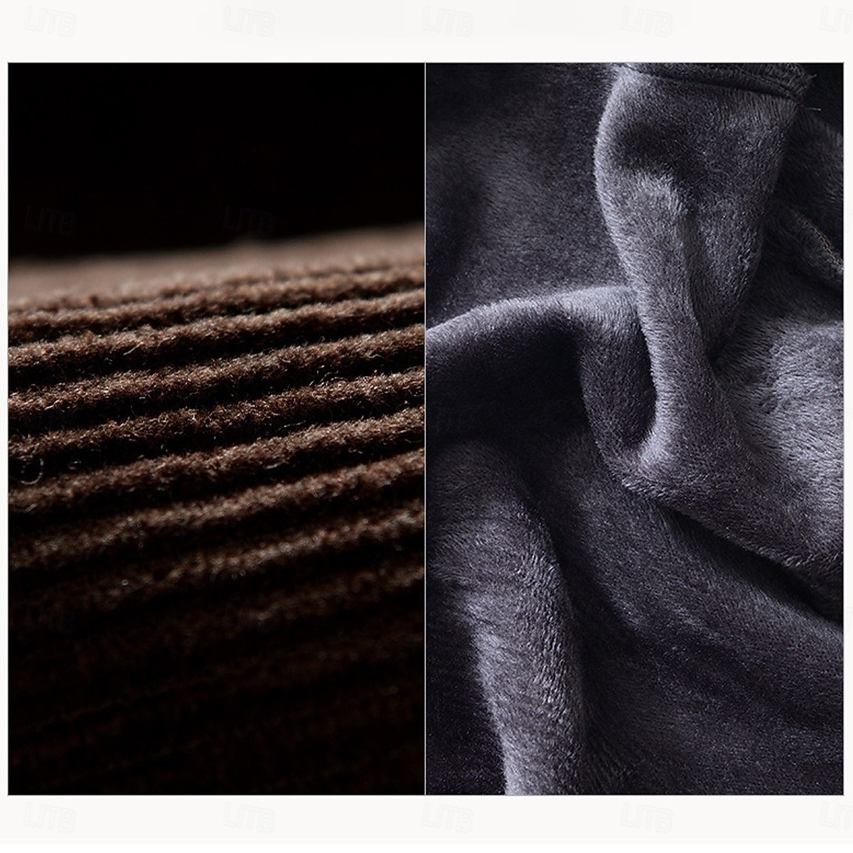 Herre Kordfløyel jakke Halskrage Årgang Mote Utendørs Ensfarget Blazer Blå kaffe Grå Skreddersydd Single Breasted To-knapper 2025 - $83.99 –P9