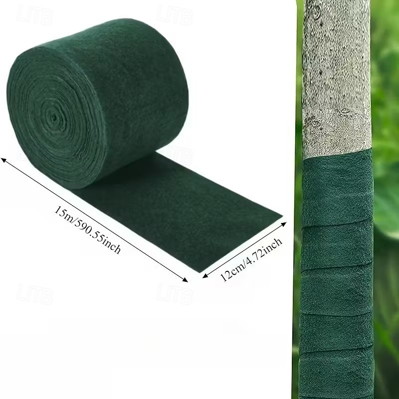 1/3 rolo de fita adesiva para proteção de árvores no inverno - isolamento resistente e protetor contra umidade, com barreira contra insetos, geada e vento - fácil de aplicar em árvores frutíferas, de 2026 por $9.99 –P2