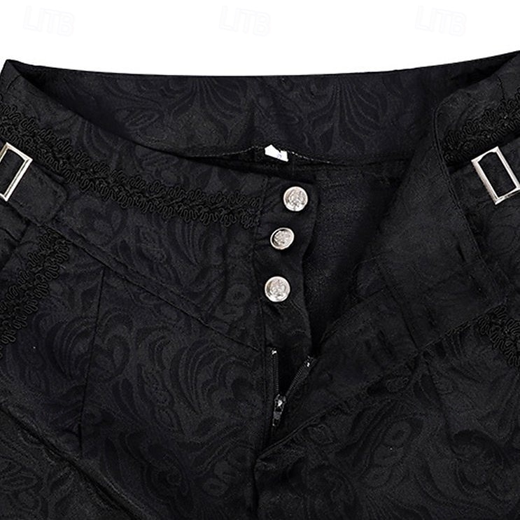 נסיך ערפדים רטרו\וינטאג' פאנק & גותיות ימי הביניים רנסנס סטימפונק מִכְנָסַיִים מכנסיים מותן גבוה בגדי ריקוד גברים סרוג תחפושות וינטאג קוספליי ארוך מכנסיים האלווין (ליל כל הקדושים) 2026 - $45.99 –P6