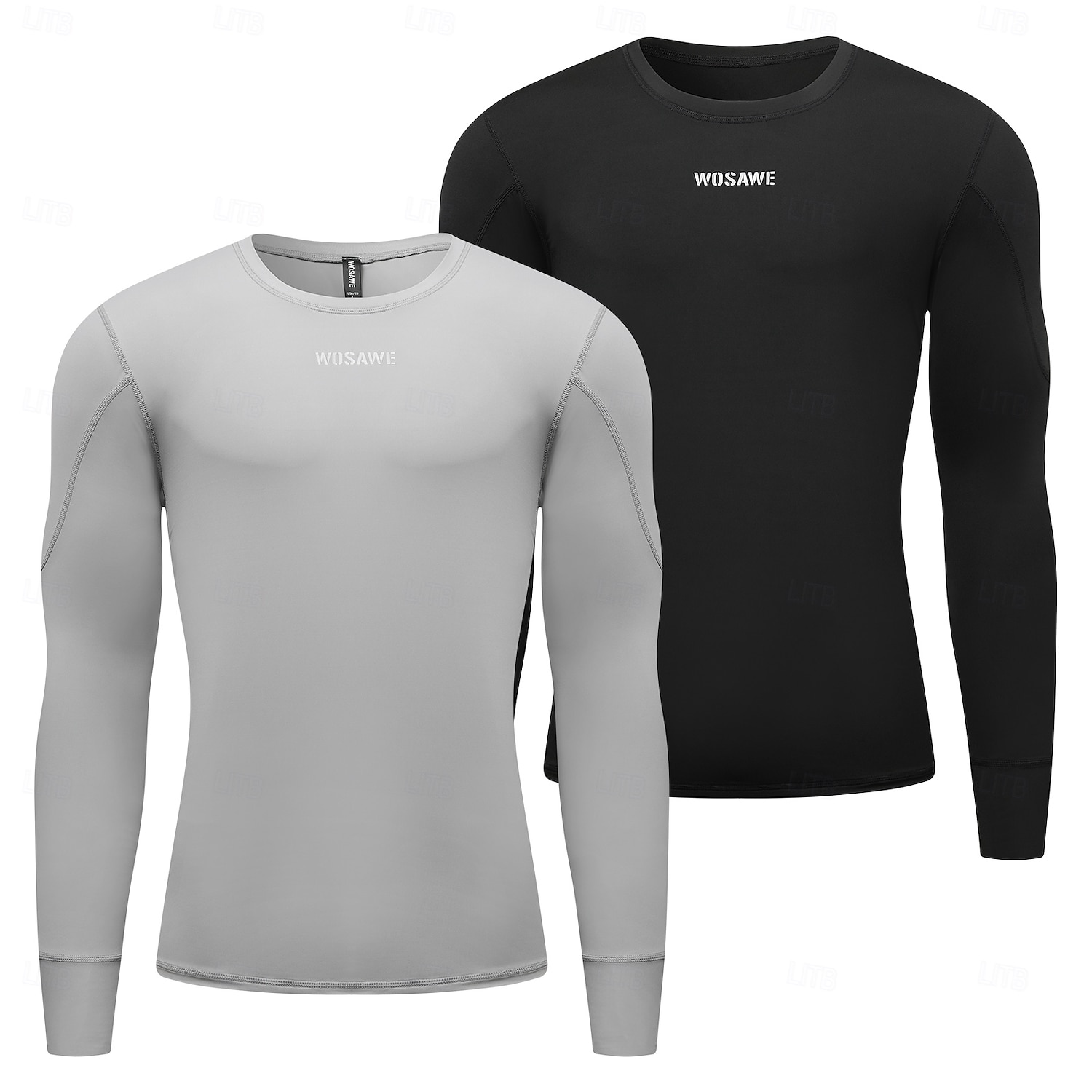 Conjunto de camisa e calça wosawe para outono e inverno, secagem rápida, ideal para ciclismo, esqui e montanhismo. Absorve o suor e elimina a umidade. Modelo bf241. de 2025 por $38.99 –P1