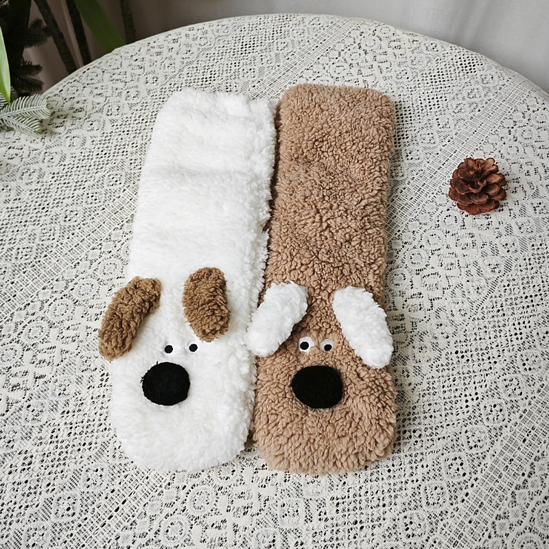 mysiga tjocka strumpor kvinnor varma vinterplysch sovstrumpor mjuka hemmagolvsstrumpor bekväma postpartum loungestrumpor inomhus termokläder 2026 - $11.49 –P3