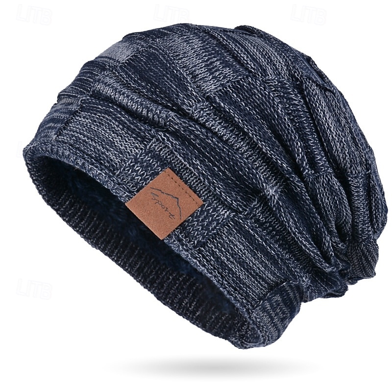 Per uomo Unisex Berretto Cappelli Invernali Berretti Cappello lavorato a maglia Berretto Invernale Nero Giallo Poliestere Lavorato a maglia Traspirante Accogliente Abbigliamento quotidiano Uscire del 2026 a $9.49 –P1