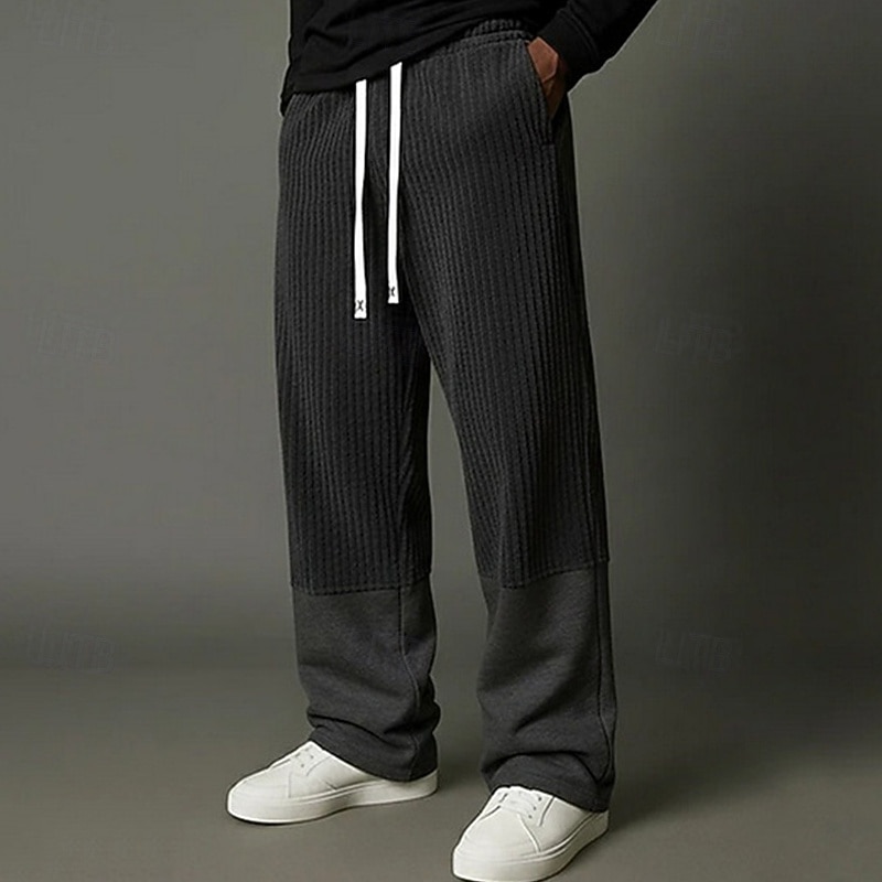 Per uomo Pantaloni da tuta Pantaloni Pantaloni in velluto a coste Pantaloni della tuta a gamba dritta Coulisse Tasca Elastico in vita Semplice Comodità Morbido All'aperto Casuale Quotidiano Moda del 2026 a $26.99 –P3
