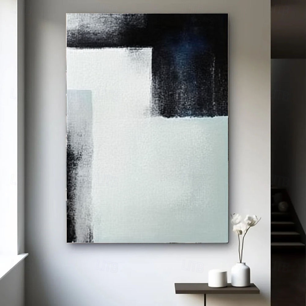 Hand painted Nordic Abstract Painting Minimalist Decor Blue Gradient Graffiti Poster Wall Art Canvas Pictures Wall Decor for Living Room Home Decoration wall art paintings 2026 - $130.99 –P3