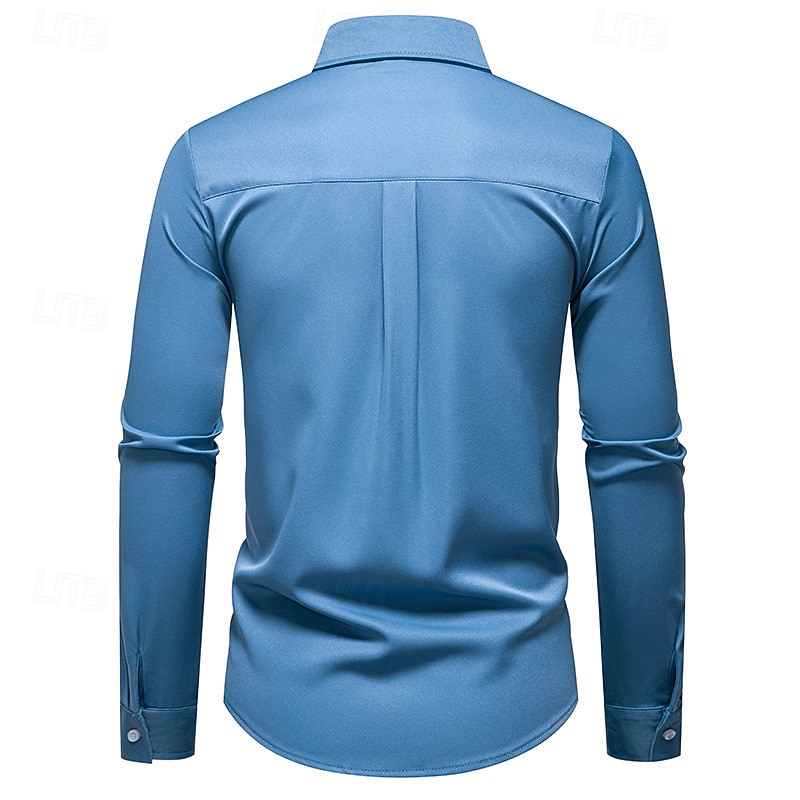 Loucos anos 20 Anos 20 Retro Vintage Blusa / Camisa Mafioso Padrinho Corte Justo Fantasia Homens Baile de Máscaras Traje de festa para noite Negócio / Cerimônia / Casamento Festa de Solteira Adulto de 2026 por $32.99 –P3