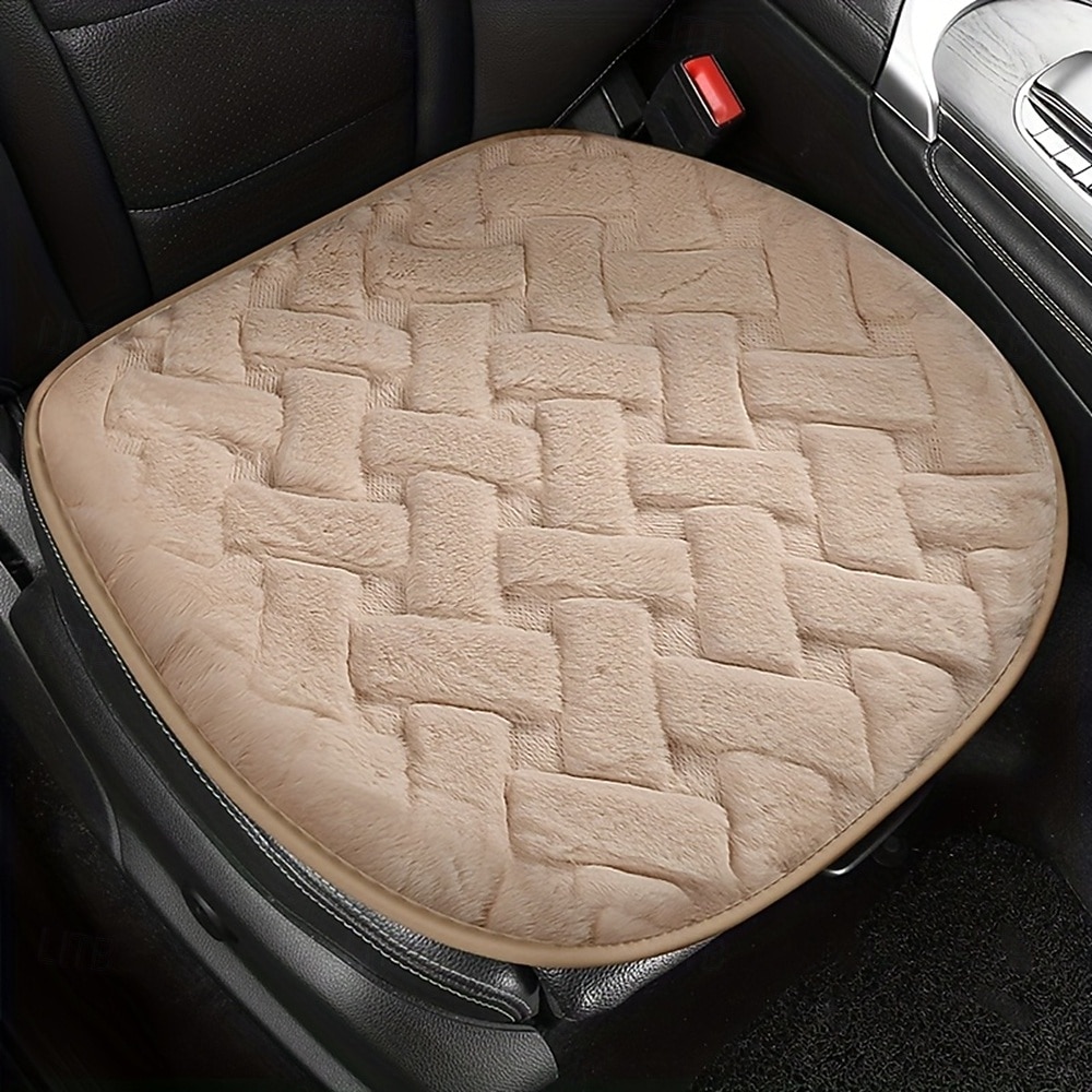 Talvilämmitys autoon/istuimeen - pehmeä, pörröinen ja lämmin, sopii ajoneuvoihin, vaaleanpunainen pehmeäkantinen &vaahtomuovitäyte (ei mitään/) - mukavat kylmän sään lisävarusteet liukumaton 2025 - $17.99 –P5