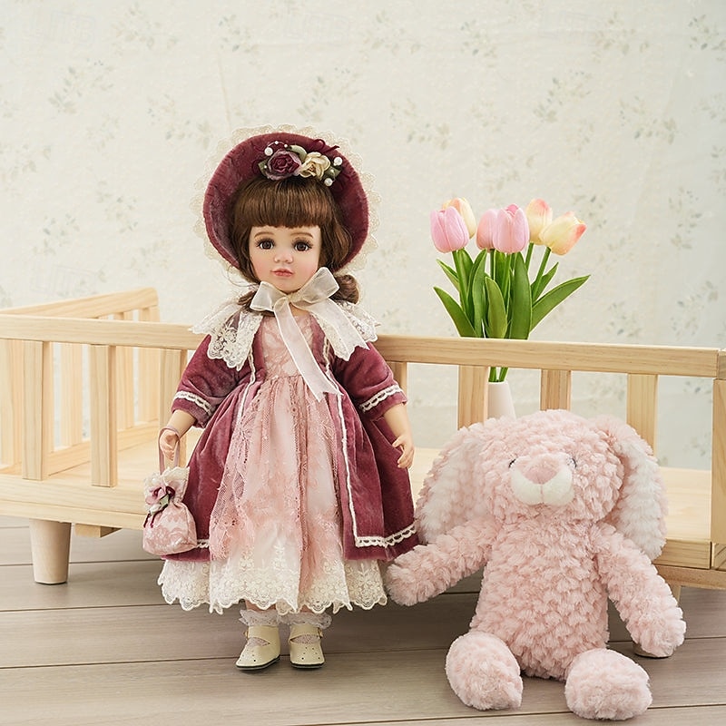 Vintage Porcelain Dockor Handmålad Palats Domstol Bisque Dockor 18 Tum Julklapp 2026 - $154.99 –P13